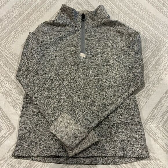 Crewcuts Boys Heather Grey 1/4 Zip Sweatshirt/Sweater - Picture 1 of 6